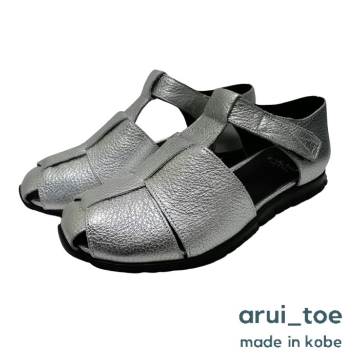 arui_toe 5080 ブラック 本革軽量グルカサンダル 送料無料 あるいとう 