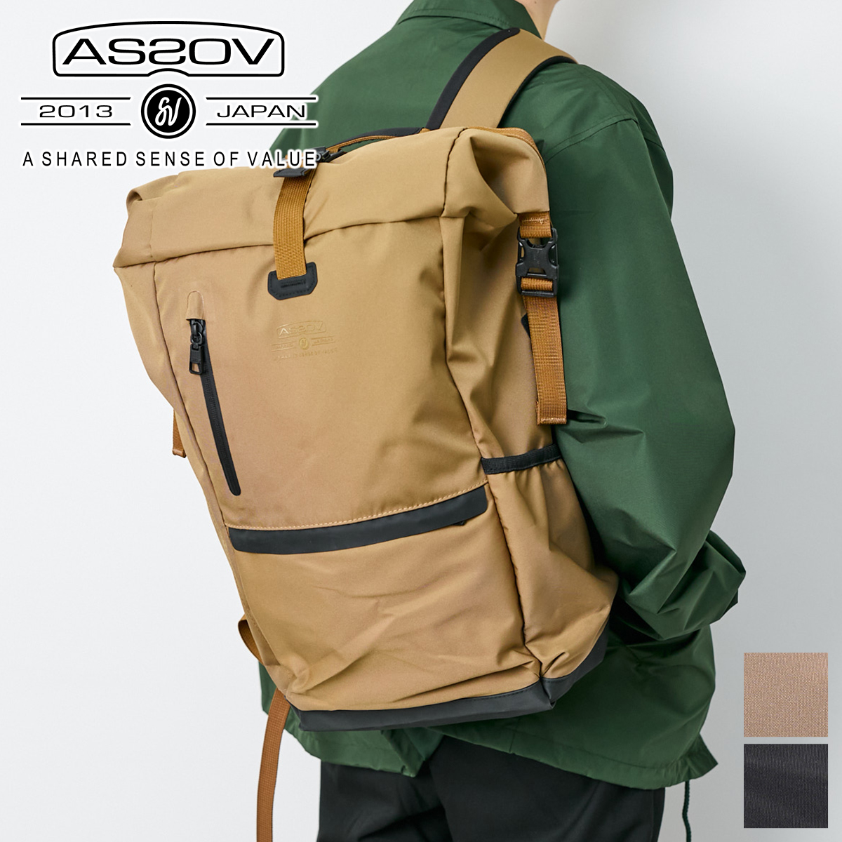 AS2OV（アッソブ） 選べるプレゼント付 3LAYER CORDURA 305D
