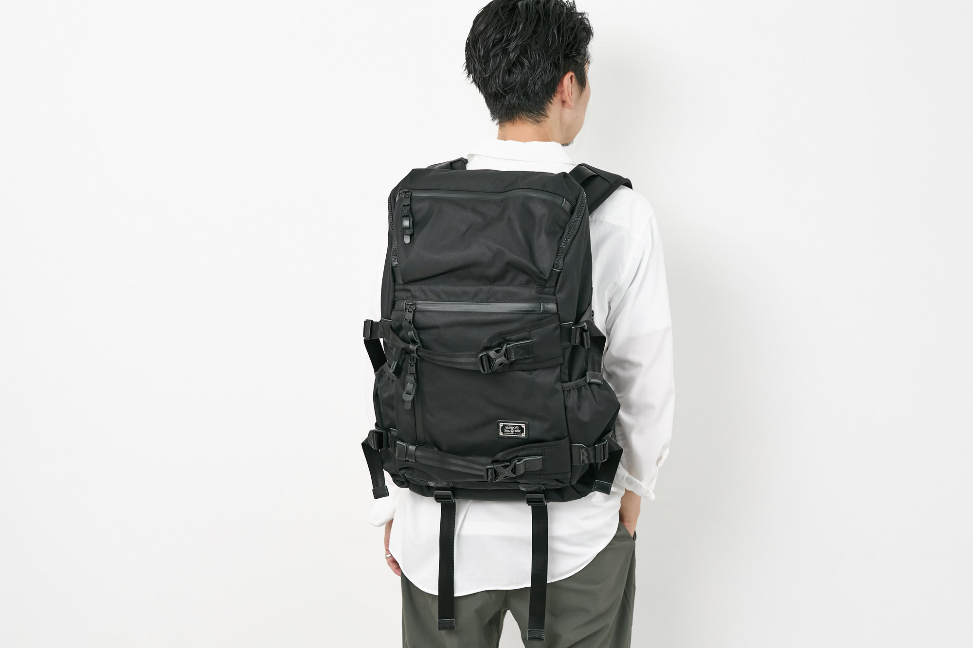 アッソブ 3プレゼント付 AS2OV アッソブ CORDURA DOBBY 305D コーデュラ ドビー305D ラウンドジップ バックパック 061409の画像