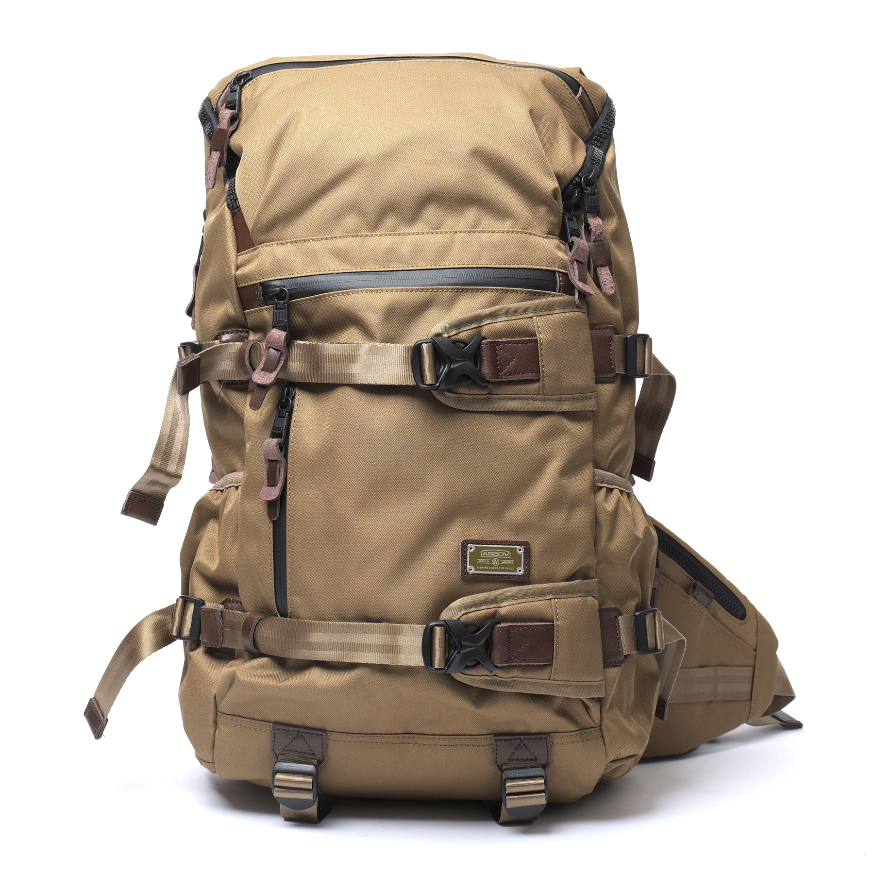 アッソブ 3プレゼント付 AS2OV アッソブ CORDURA DOBBY 305D コーデュラ ドビー305D ラウンドジップ バックパック 061409の画像