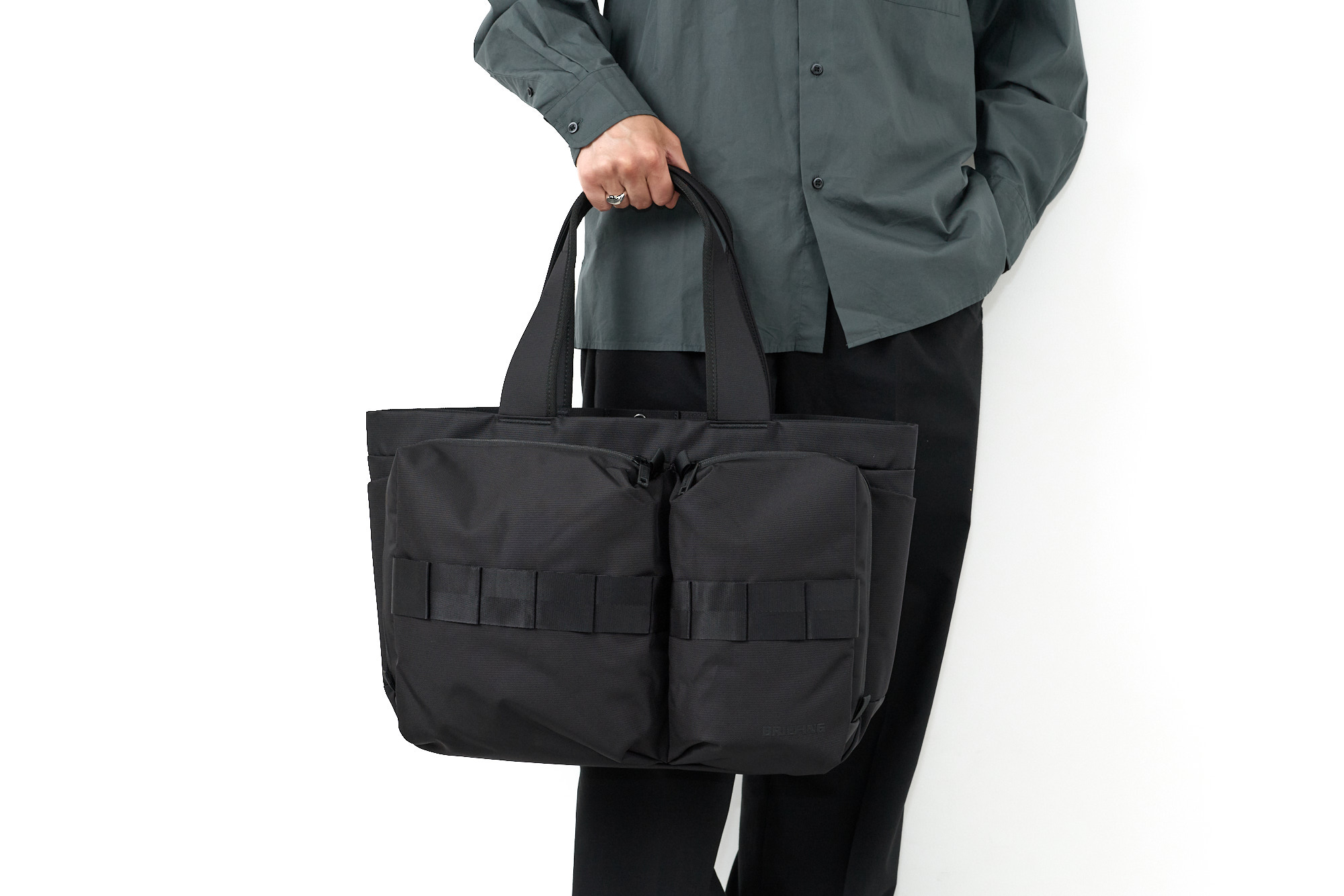 ブリーフィング 選べるプレゼント付 BRIEFING ブリーフィング SOLID WAVE SW WIDE TOTE WR BRA231T49の画像