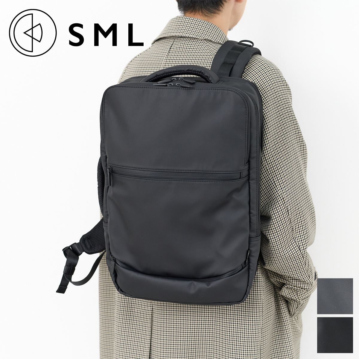 SML エスエムエル 選べるプレゼント付 THIERRY 2WAY BUSINESS RUCKSACK