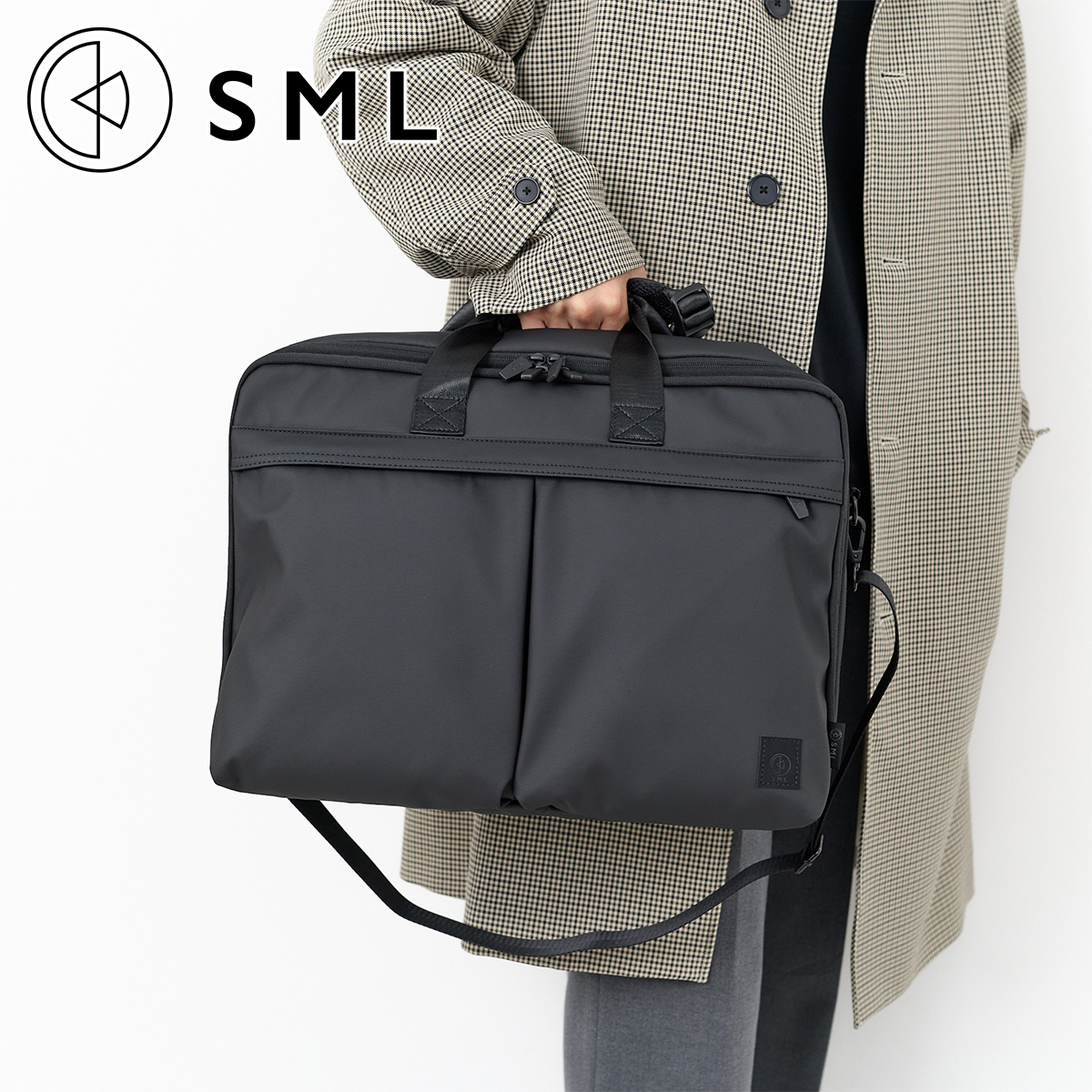 SML エスエムエル 選べるプレゼント付 THIERRY HELMET 3WAY BRIEFCASE