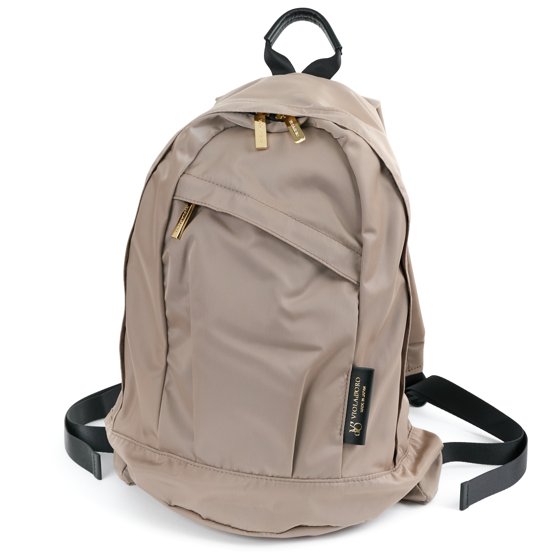 【美品】ヴィオラドーロ　GINO ベージュ　リュック VIOLAd'ORO（ヴィオラドーロ） 10%クーポン付 GINO ジーノ ナイロン