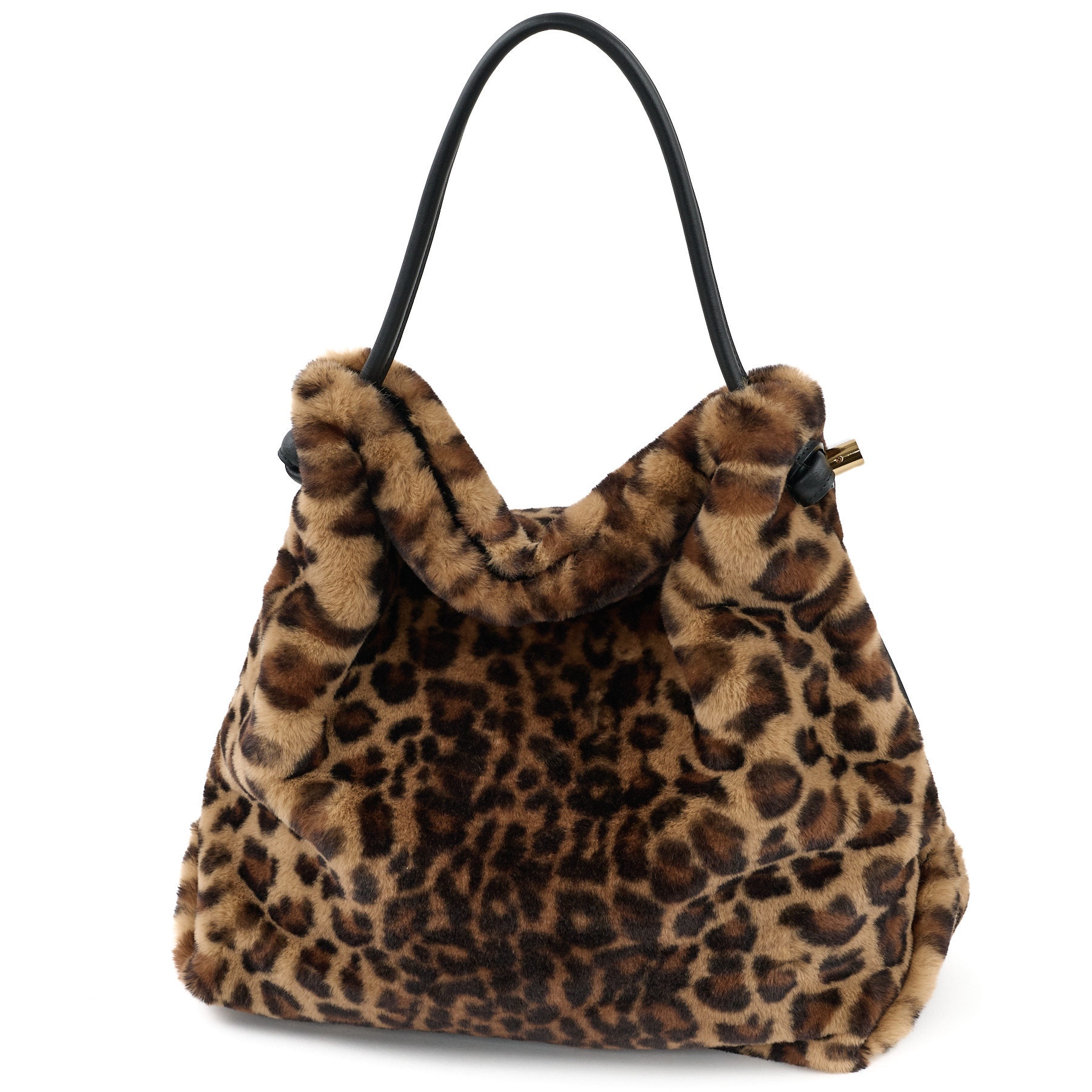 【美品】ヴィオラドーロ ラビットファー 2way バッグ ヒョウ柄 ショルダー レオパード2WAYバッグ【VIOLAd'ORO】|ネミカ | レリアン公式