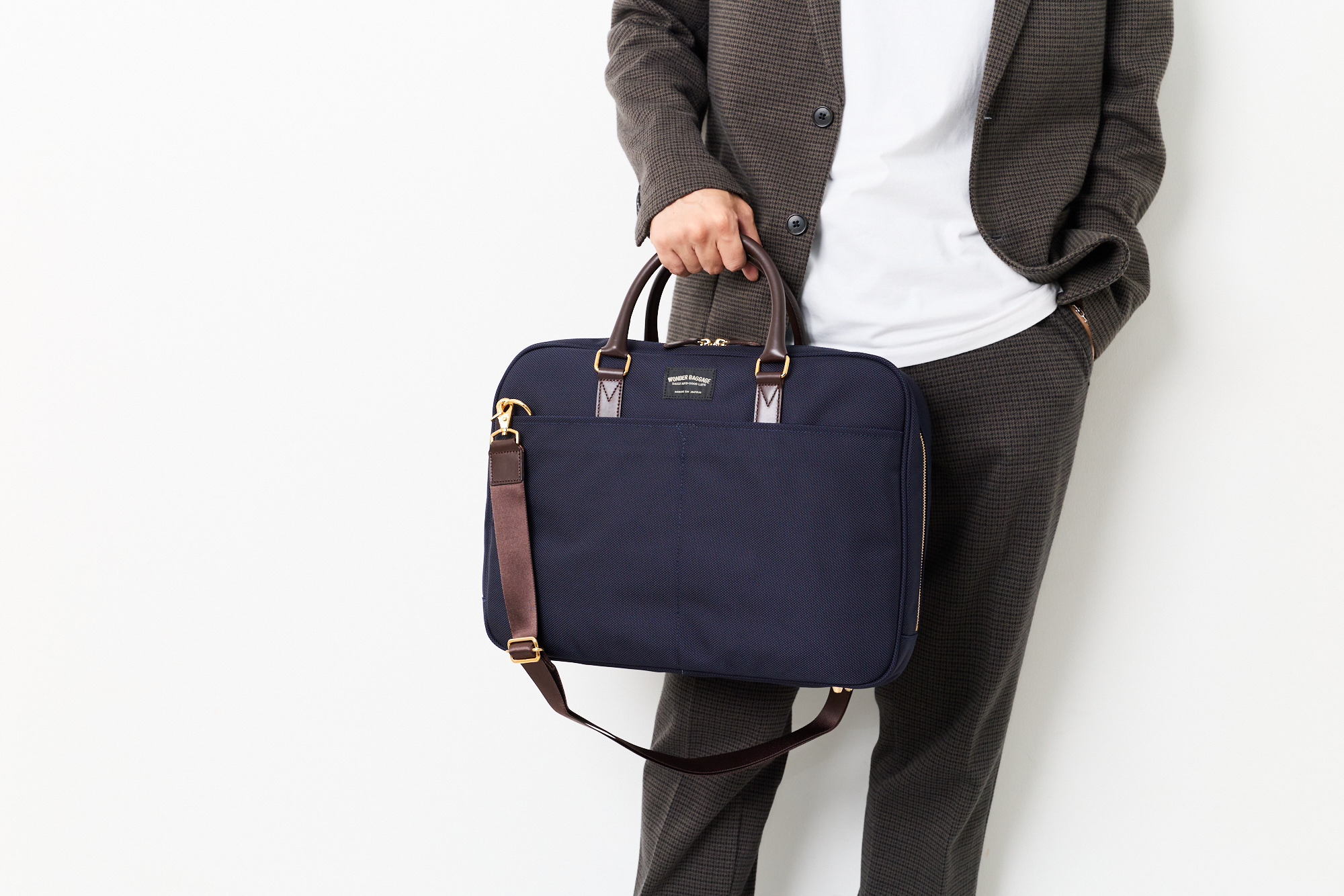 ワンダーバケージ 選べるプレゼント付 WONDER BAGGAGE ワンダーバケージ GOODMANS ビジネスシリーズ MG ビジネスバッグ WB-G-011の画像