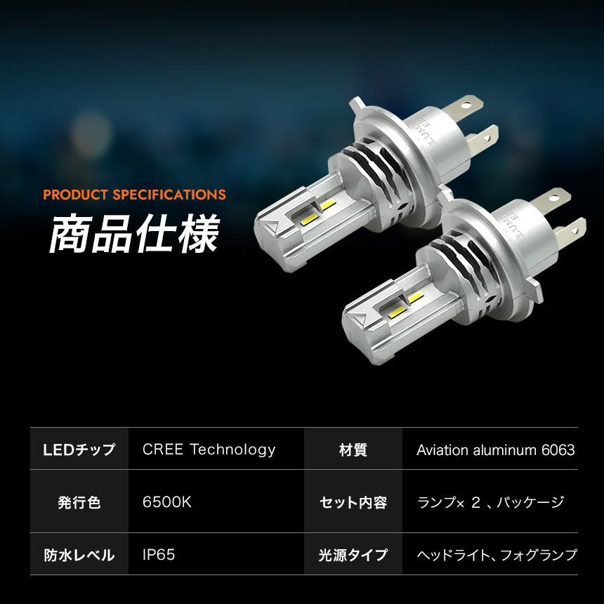 LUMRAN（ルムラン） EZ ランクル プラド 120系 H4 LEDヘッドライト Hi