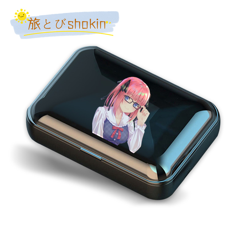 リコリスリコイル ワイヤレスイヤホン グッズ Bluetooth 5.0 五等分の花嫁 人気アニメ キャラクター Hi-Fi 重低音 瞬時接続 小型