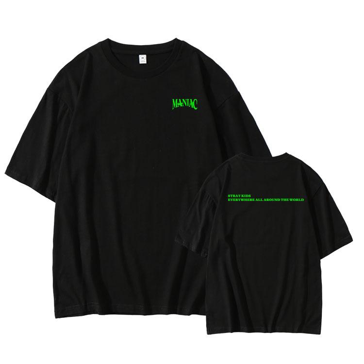 2023新入荷 StrayKids MANIAC 韓流グッズ 半袖Tシャツ 春夏 コート