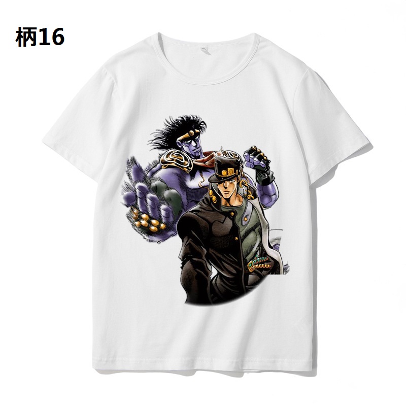 ジョジョの奇妙な冒険 JOJO 空条承太郎 Tシャツ 親子ペア トレーナー キッズ トップス ジャージ スウェット プルオーバー 夏物 丸首 半袖 通学 運動服 男女兼用｜tabitobishokin｜17