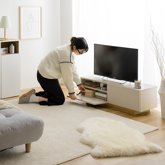 テレビ台 PIM 100cm幅 テレビボード 組立品 ローボード ロー