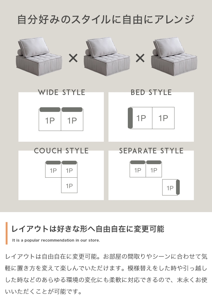 ソファ 二人掛け 2人掛け ポケットコイル ローソファ ピンクベージュ グレー 北欧インテリア セパレート式 海外インテリア MYUU