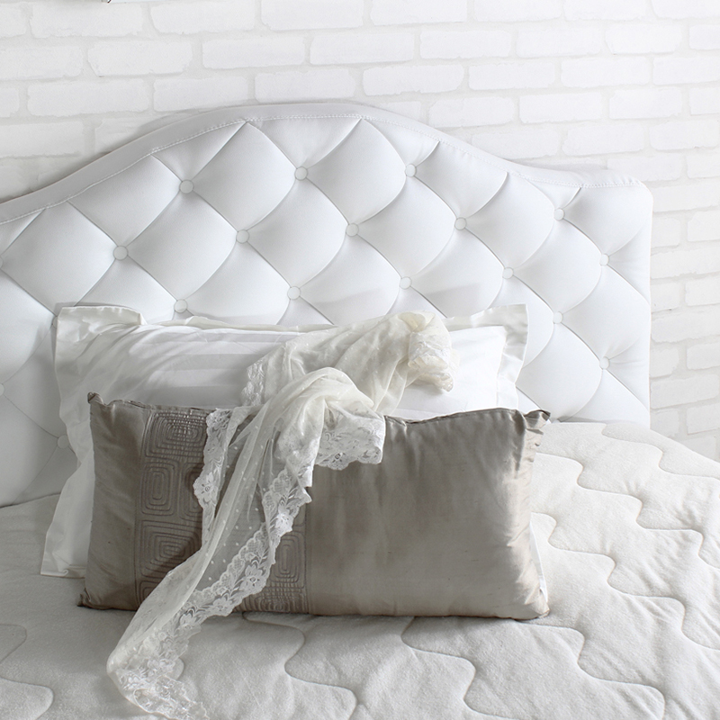 ベッド シングルフレームのみ キルティングヘッドボード エレガント