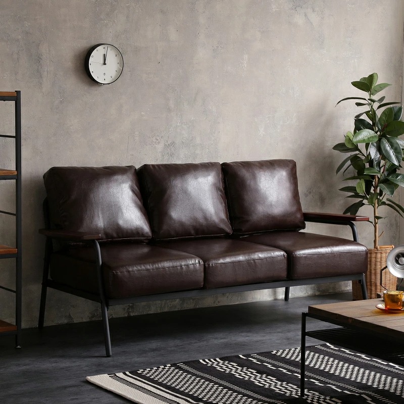 三人掛け ソファー SOFA 2台セット デニ...の詳細画像4