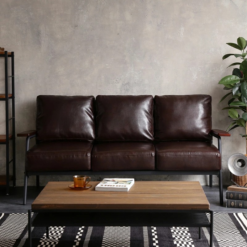 三人掛け ソファー SOFA 2台セット デニ...の詳細画像5