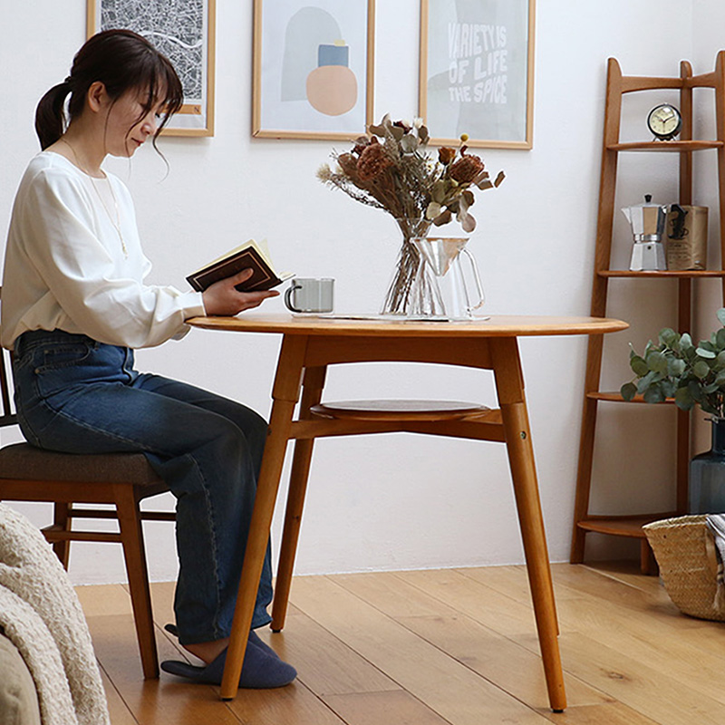 直径90cmの円形テーブル ダイニングテーブル 直径90cm 丸 円形 ラウンドテーブル 1台単品