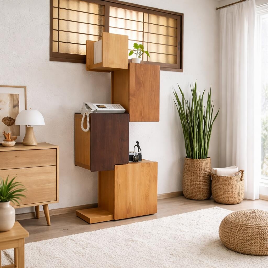 シェルフ  棚 ナチュラル ブラウン 幅60 国産 日本製 無垢材 硬質シート ハイキャビネット 本棚 扉付 ラック OR | 