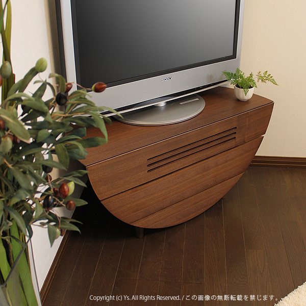 コーナー テレビ台 テレビボード ナチュラル色 国産 日本製 無垢材 オーク北欧モダン 収納付 コーナーラック 90cm ハイタイプ RE |  | 10