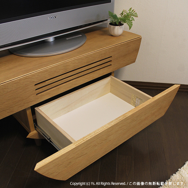 コーナー テレビ台 テレビボード ナチュラル色 国産 日本製 無垢材 オーク北欧モダン 収納付 コーナーラック 90cm ハイタイプ RE |  | 07