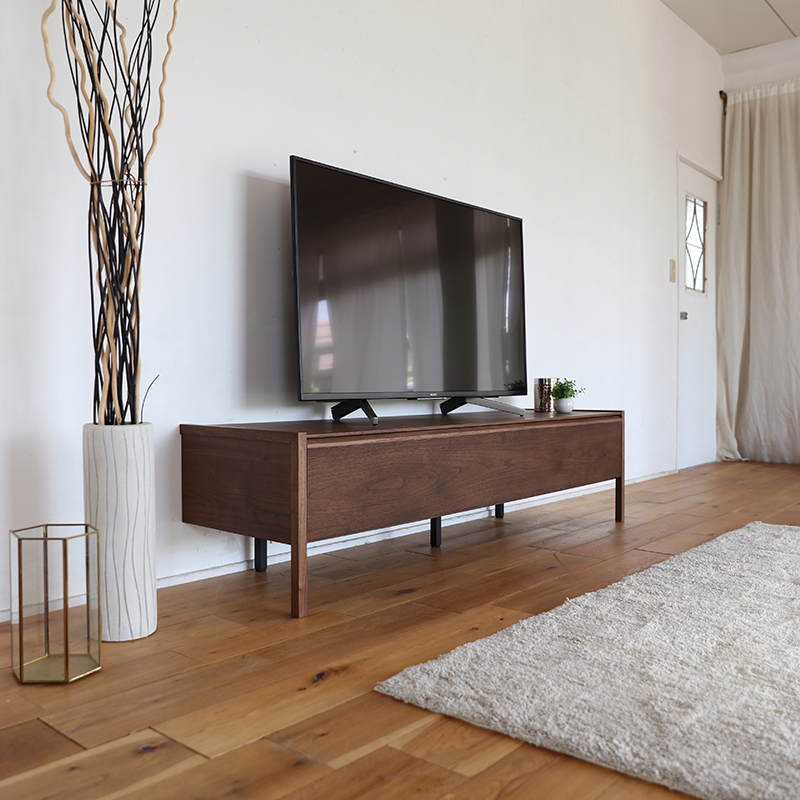 テレビ台160cm テレビボードセット 左右キャビネット ブラウン