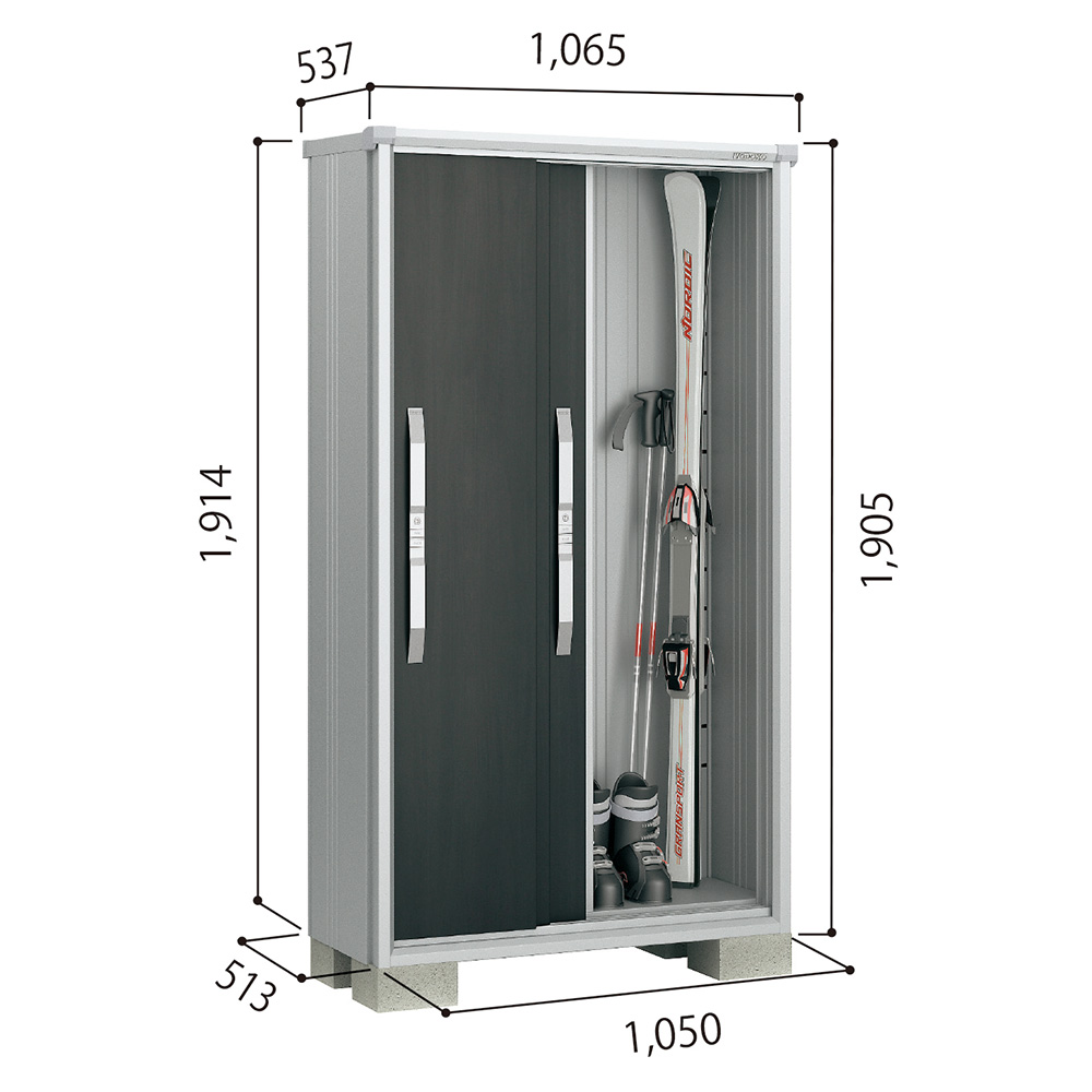 ヨド物置 ESF-1005A 間口1050mm エスモ お客様組立品 スチール物置 小型 物置 屋外 小型 ヨドコウ 淀川製鋼所の画像