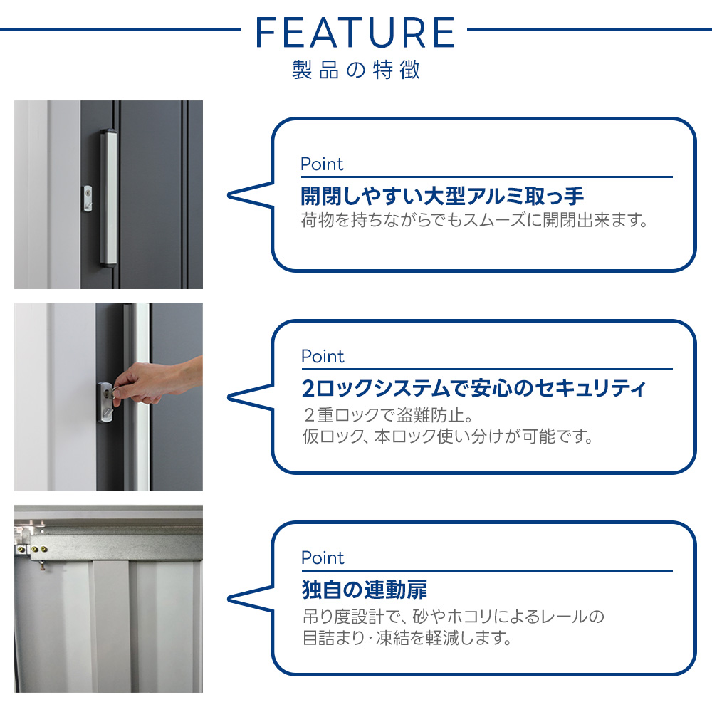 サンキン サンキン物置 EL-2217 一般地型 L`espace レスパス 物置 屋外 