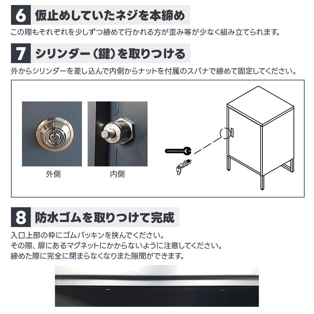 宅配ボックス スチール 大容量 頑丈 防水 置き配ボックス 組立式 家庭
