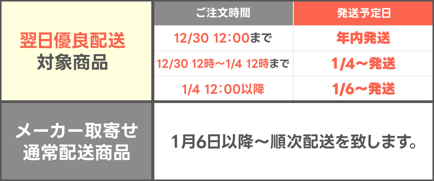 年末年始休業のご案内 - タックオンライン ヤフー店 - 通販 - Yahoo
