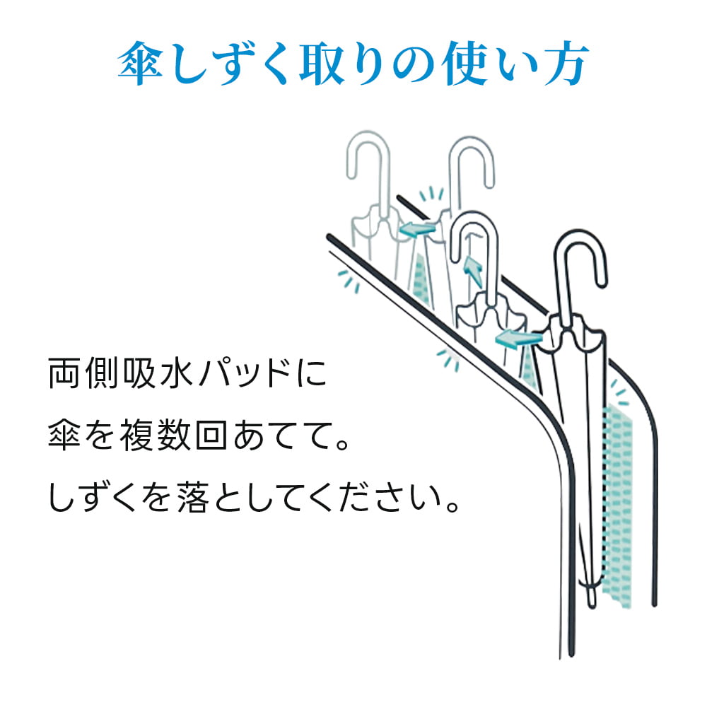 山崎産業 コンドル 傘しずく取りNHD YA-88L-SB YA-88L-B 超吸水繊維 傘