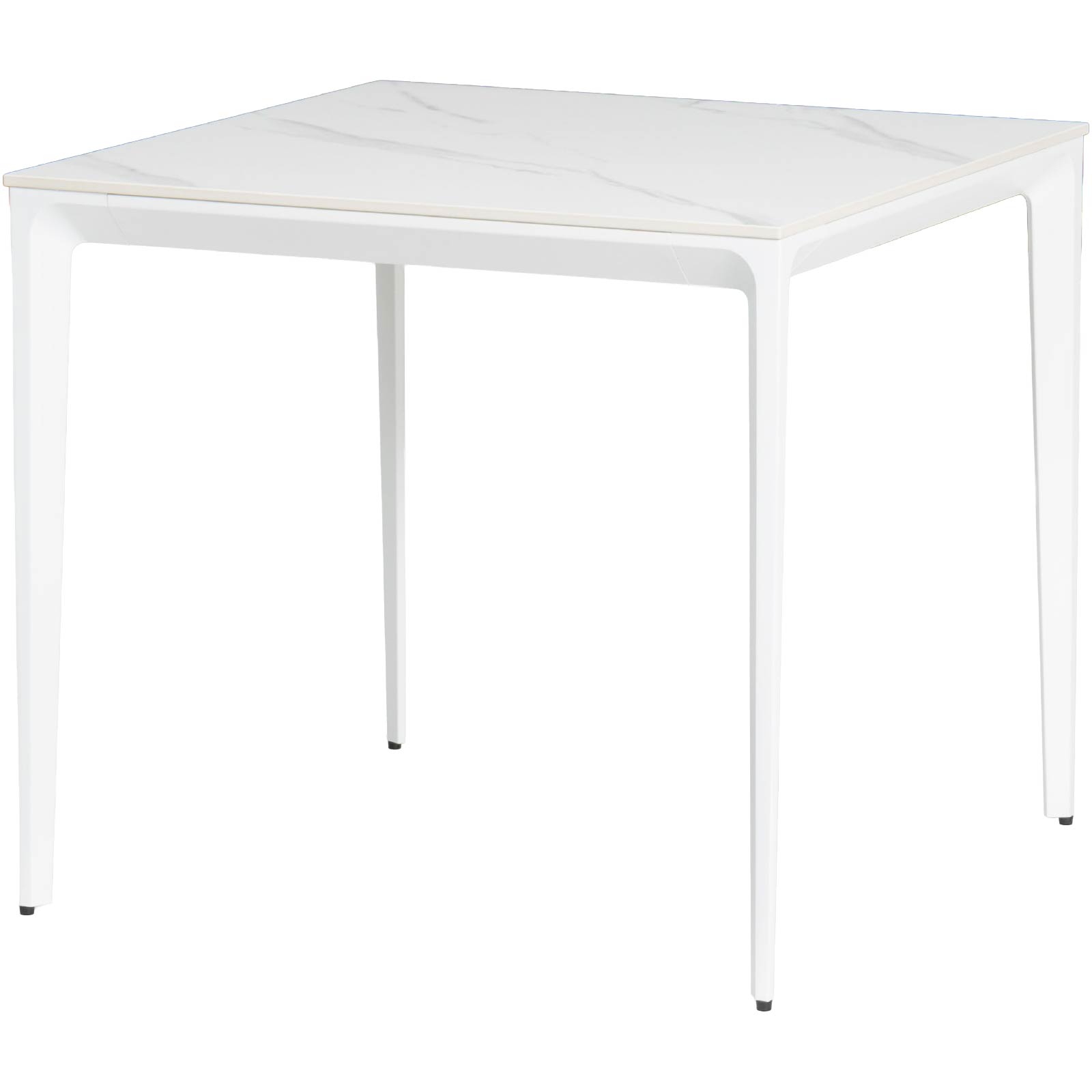 ダイニングテーブル カフェテーブル セラミック 天板 幅 80 cm 奥行 80 cm 2人掛け スチール 脚 食卓 正方形 テーブル 80cm 幅 2人用 | tac INTERIOR | 01