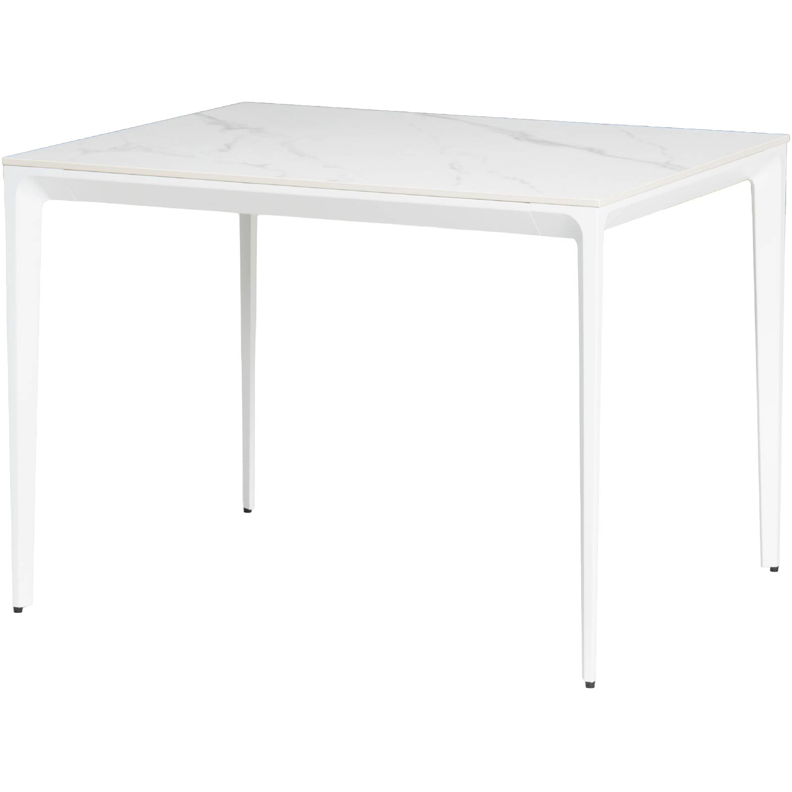 ダイニングテーブル カフェテーブル セラミック 天板 幅 100 cm 奥行 80 cm 2人掛け スチール 脚 食卓 長方形 テーブル 100cm 幅 2人用 | tac INTERIOR | 01