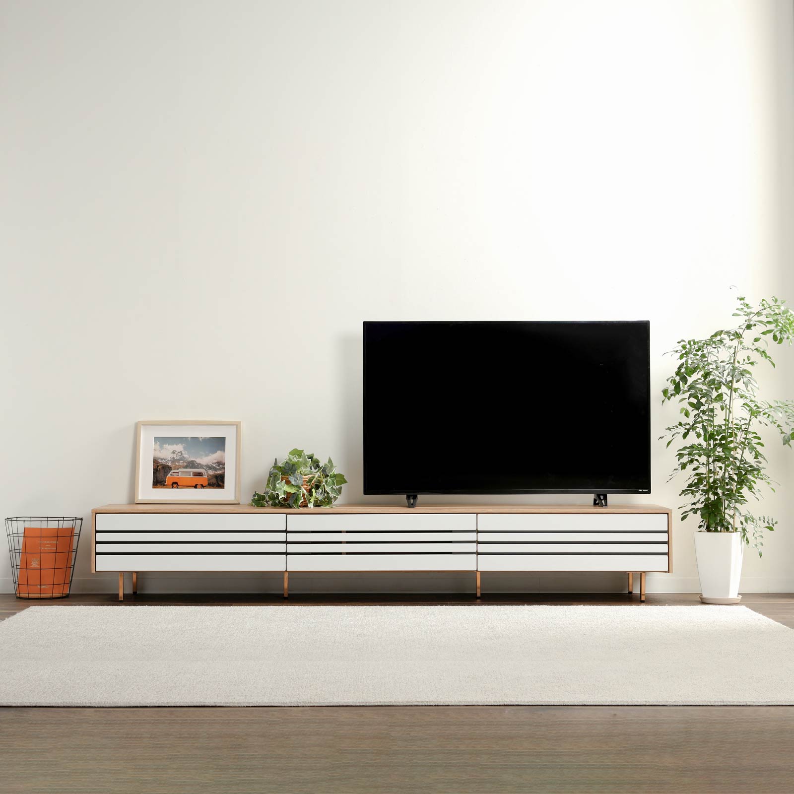 nicoand テレビ台 幅91〜160 niko and  TVボード別に提案、TV周りのスタイリング術。