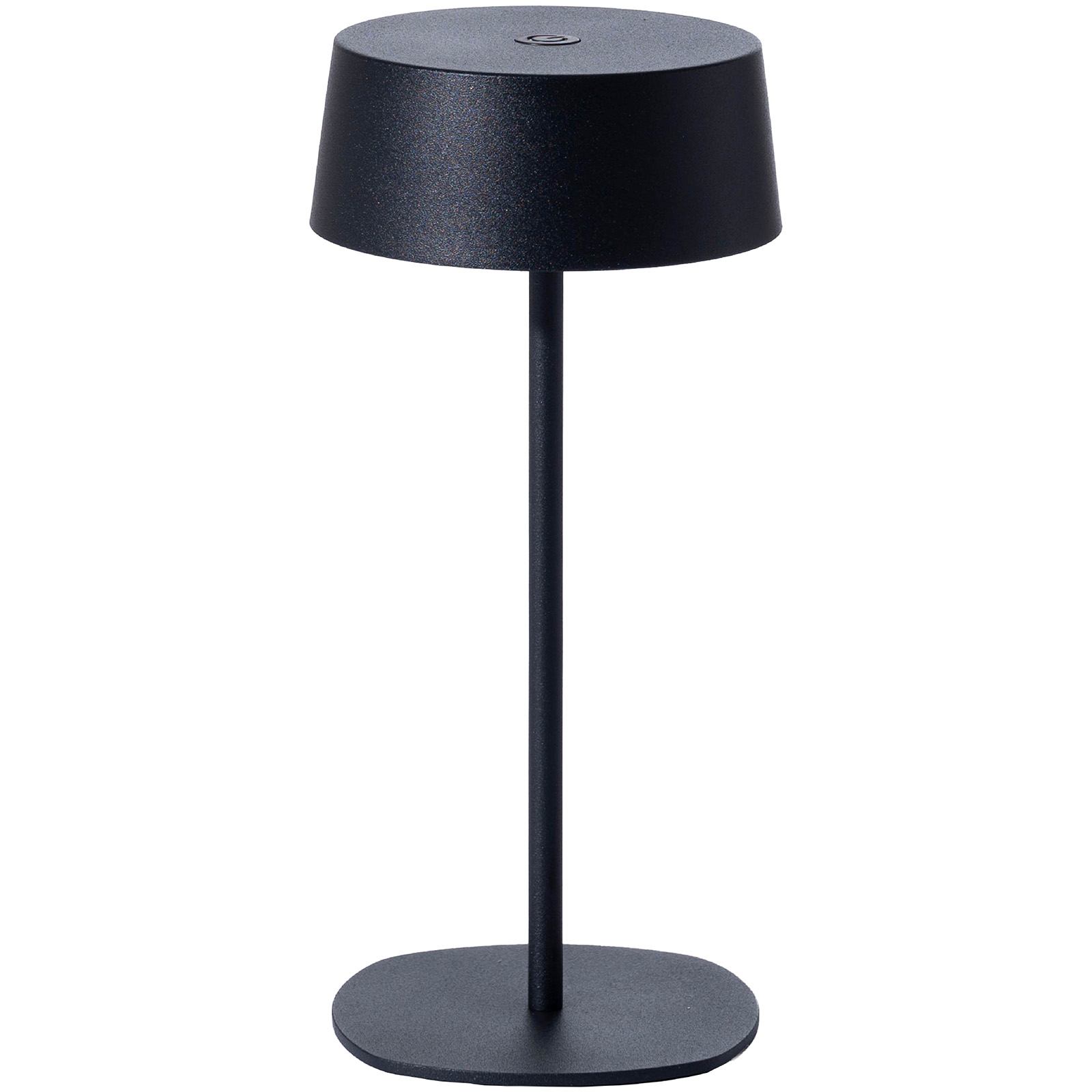 テーブルランプ コードレス 充電式 LED 無段階調光 卓上ライト 間接照明 小型 おしゃれ シンプル ブラック ホワイト トープ 丸 円形 調光 メモリー機能 | tac INTERIOR | 01