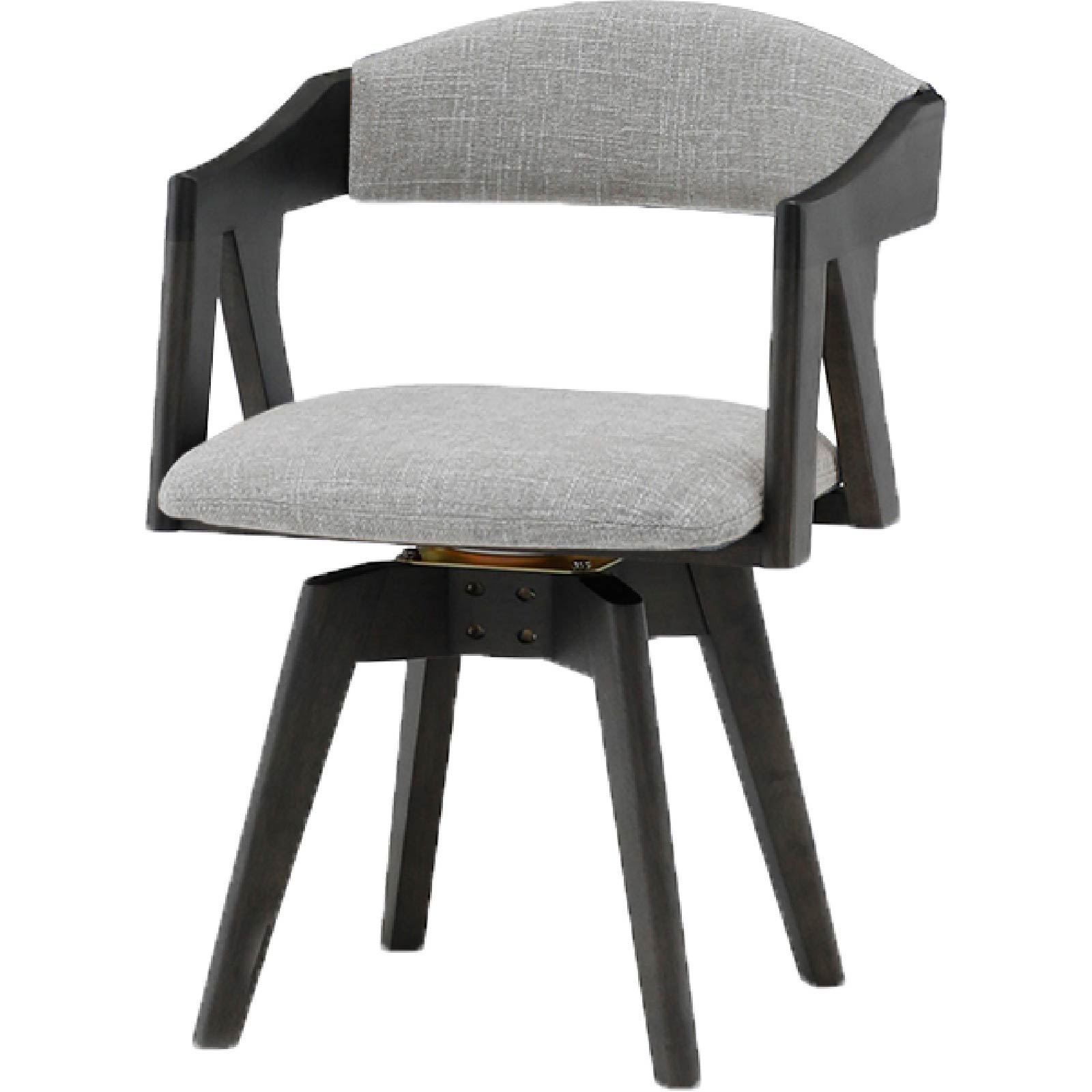 シギヤマ家具工業 回転チェア アーム付き ファブリック カバー 洗える