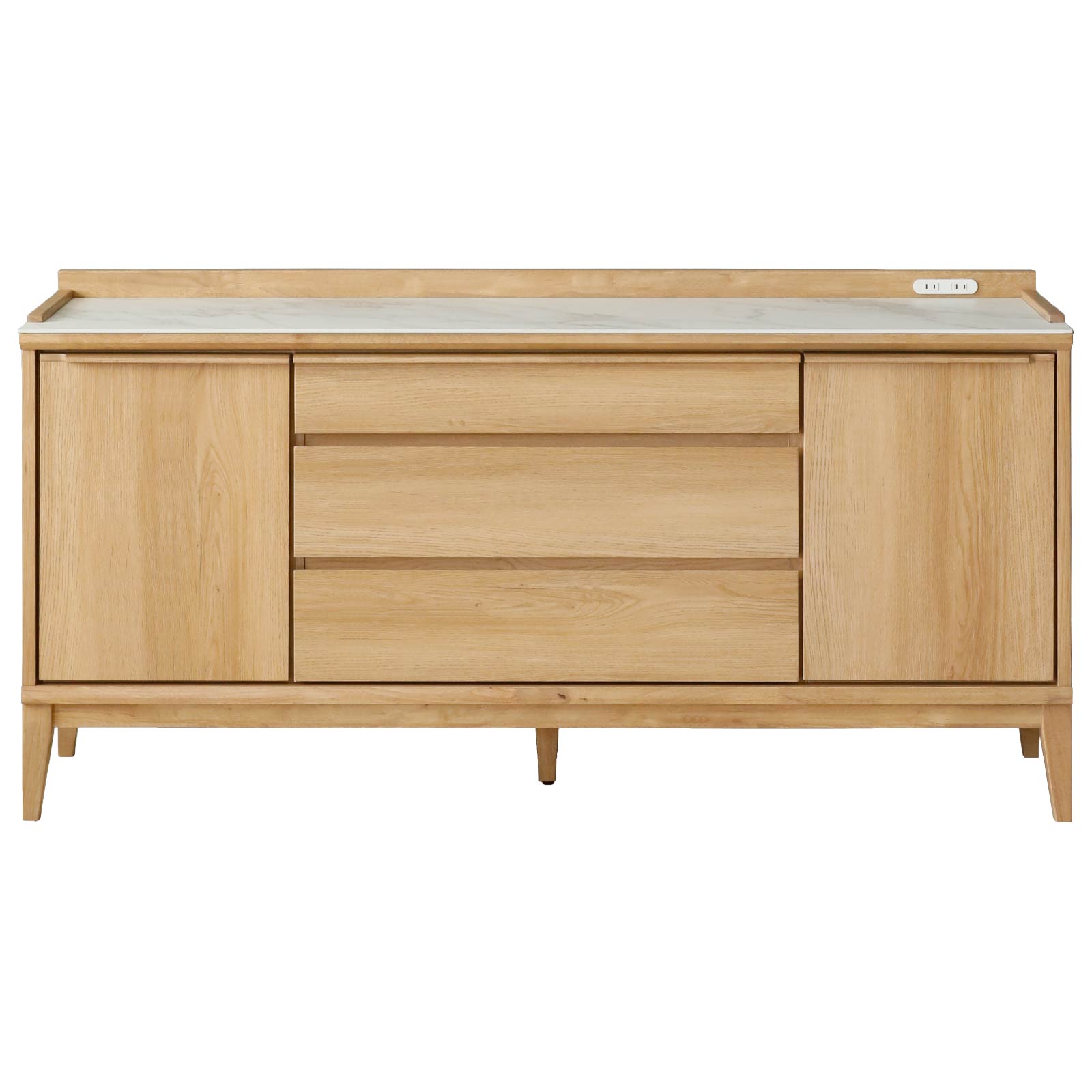 サイドボード キャビネット 幅 160 cm セラミック リビングボード リビング 収納 脚付き 収納家具 収納棚 リビング収納 160cm 幅 ベージュ | シギヤマ家具工業 | 01