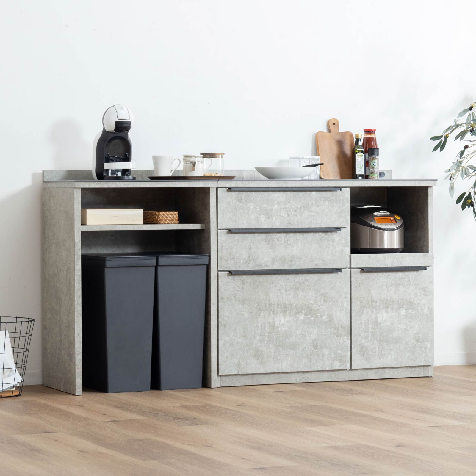 tac INTERIOR（タックインテリア） キッチンカウンター テーブル 160cm