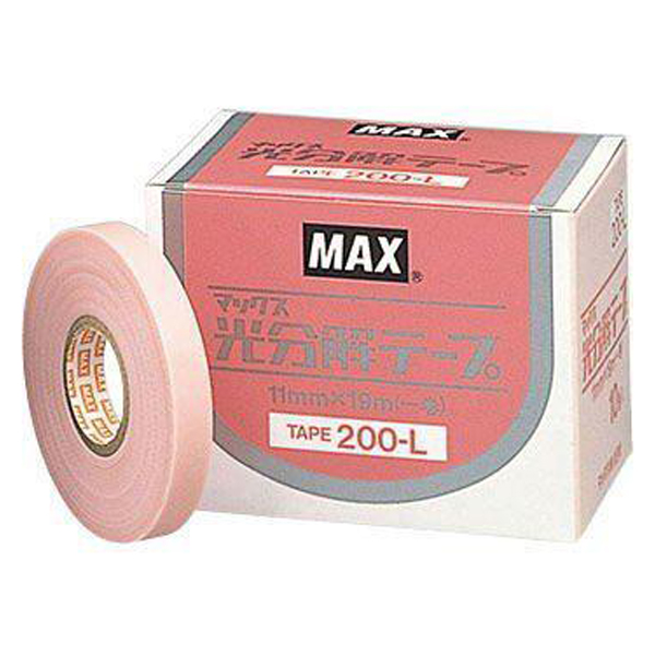 (おとく4点セット) MAX 楽らくテープナー HT-R24C スリムタイプ 光分解テープ(色選択) ステープル(604E-L) ギザ刃付き 園芸用結束機｜tackey｜04