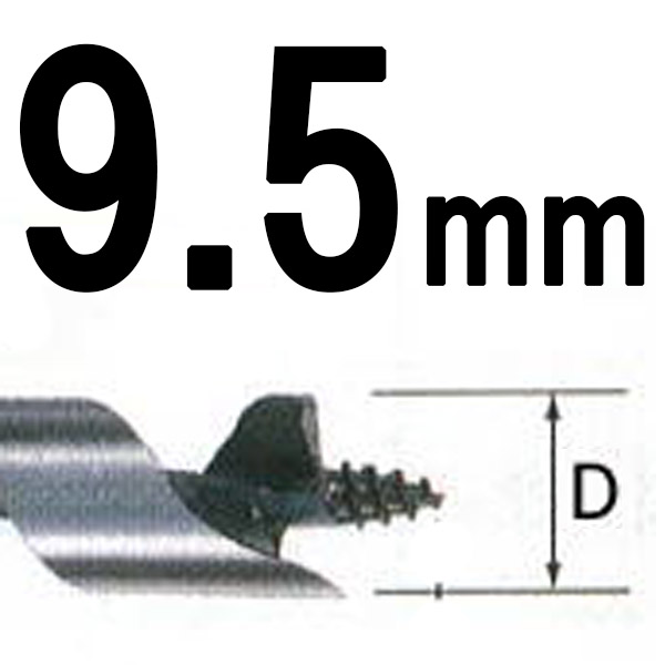 No.45 しいたけビット ラセン型 丸軸8mm〜12mm (45-080 45-083 45-085 45-086 45-088 45-090 45-092 45-095 45-010 45-012) スターエム STAR-M｜tackey｜09