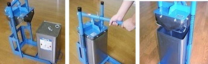 一斗缶開封 爪付き缶切り 空缶 18L角型(ブリキ缶)用の説明 - 通販