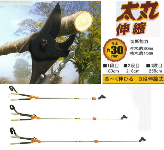 ニシガキ工業 (送料無料) ニシガキ 太丸伸縮 太枝高枝切鋏 N-160 coim
