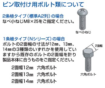 ネギロケット用ピン φ19mm×13cm N-P19 ハラックス 長ネギ定植用穴あけ