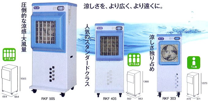 ほかっと 気化式冷風機 RKF305 静岡製機 RKF-305 (RKF-303の後継 ほかっと 気化式冷風機 RKF305 静岡製機 RKF-305 (RKF-303の後継