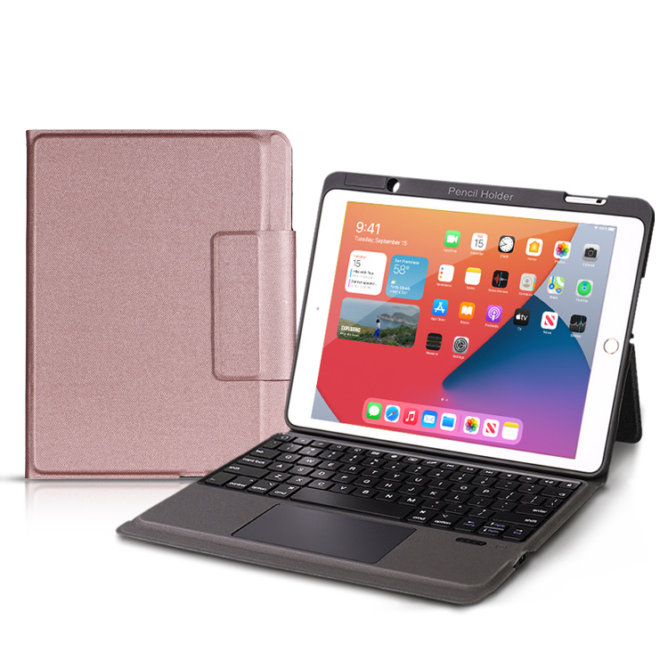 最新タッチパッド搭載 iPad Air 10.9インチ iPad 第9世代 10.2インチ iPad 11インチ iPad Bluetooth5.1 キーボード ケース ペン収納 US配列 |  | 02