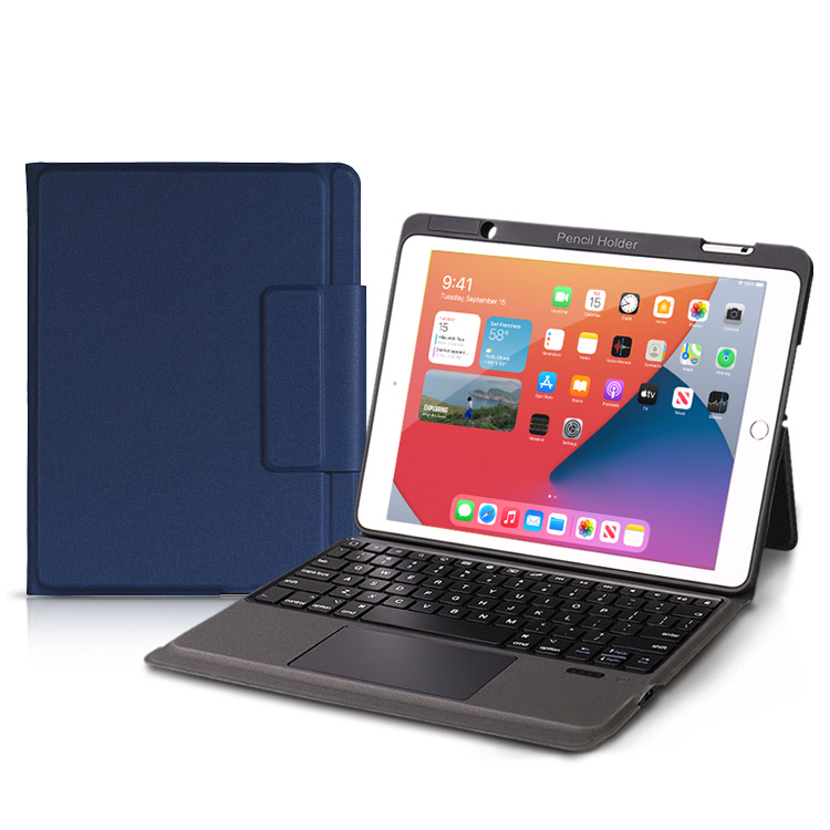 最新タッチパッド搭載 iPad Air 10.9インチ iPad 第9世代 10.2インチ iPad 11インチ iPad Bluetooth5.1 キーボード ケース ペン収納 US配列 |  | 03