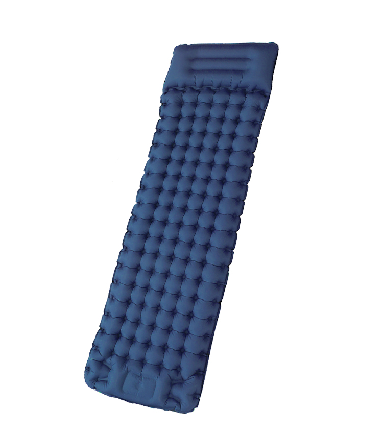 エアーマット 超厚10cm エアーベッド キャンプマット 足踏み式 枕付き 幅広厚手 アウトドアマット 車中泊マット 折畳み式 コンパクト 軽量 防水 防災 |  | 01