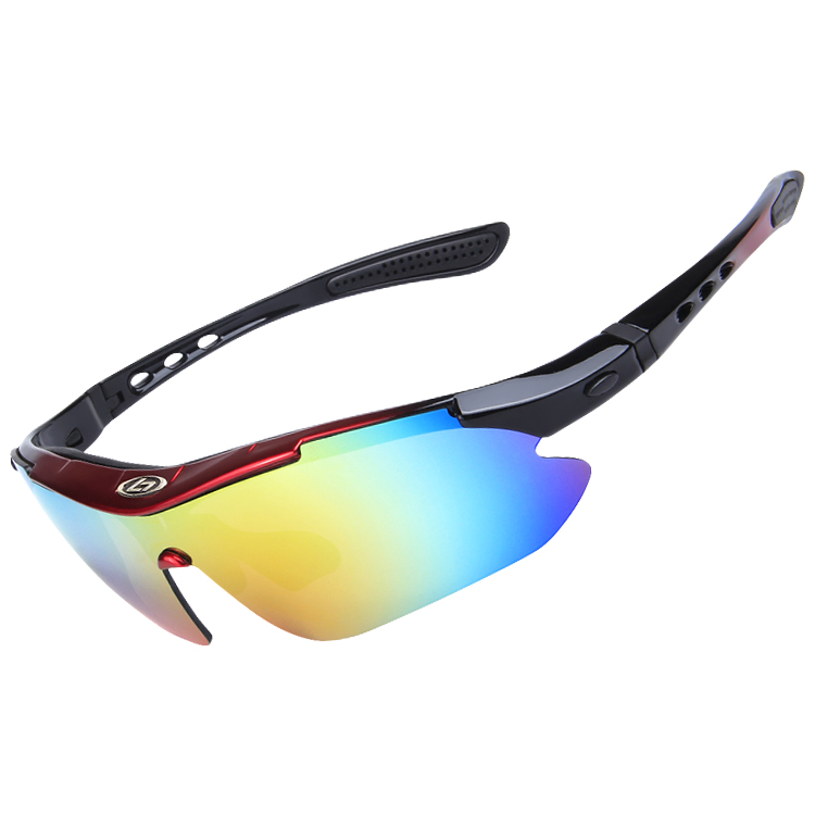 サングラス 偏光 交換レンズ5枚 スポーツサングラス メンズ レディース 偏光サングラス 透明 UV400 99%紫外線カット 花粉対策 防風防塵 野球 |  | 03