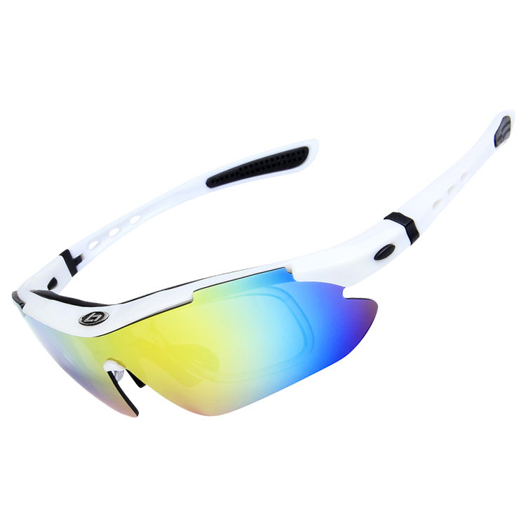 サングラス 偏光 交換レンズ5枚 スポーツサングラス メンズ レディース 偏光サングラス 透明 UV400 99%紫外線カット 花粉対策 防風防塵 野球 |  | 06