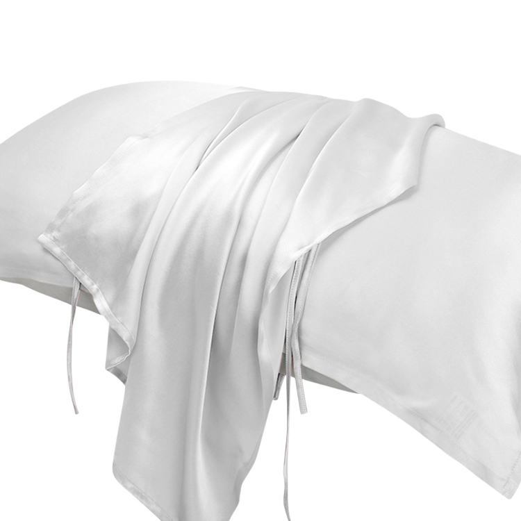 シルク 枕カバー 片面 紐タイプ 50x70cm 保湿 美髪 美容 絹 洗える ピローケース まくらカバー カバー 寝具 ピローカバー 子供用 静電気防止 抗菌防臭 安眠 |  | 02