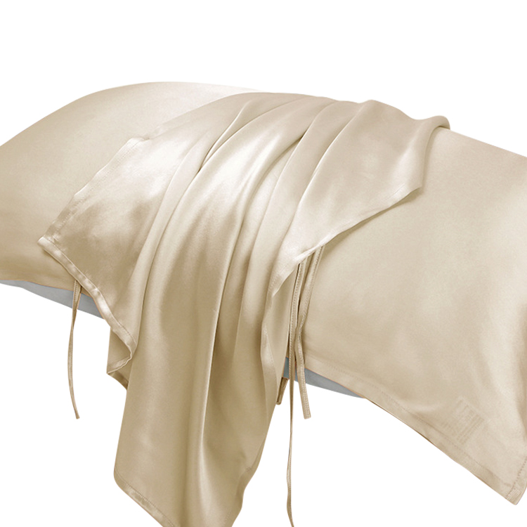 シルク 枕カバー 片面 紐タイプ 50x70cm 保湿 美髪 美容 絹 洗える ピローケース まくらカバー カバー 寝具 ピローカバー 子供用 静電気防止 抗菌防臭 安眠 |  | 03