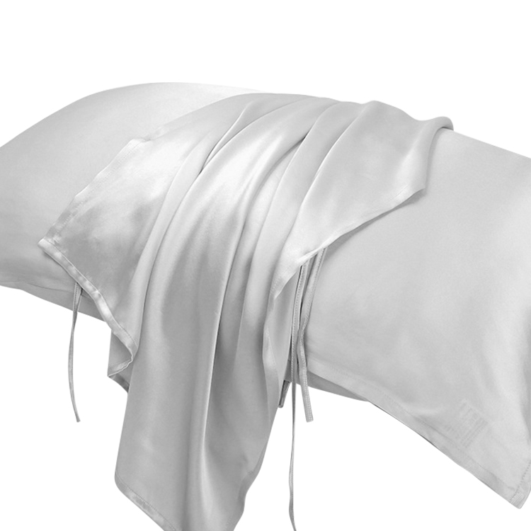 シルク 枕カバー 片面 紐タイプ 50x70cm 保湿 美髪 美容 絹 洗える ピローケース まくらカバー カバー 寝具 ピローカバー 子供用 静電気防止 抗菌防臭 安眠 |  | 05